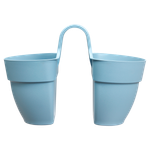 vibia campana flower twin 21cm bleu vintage